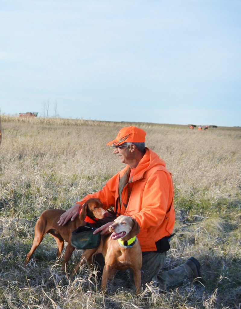 hunters and hunting dogs